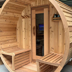 Barrel sauna